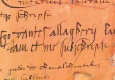 NEWS | Scoperta la firma di Dante Alighieri su una pergamena del XIII secolo